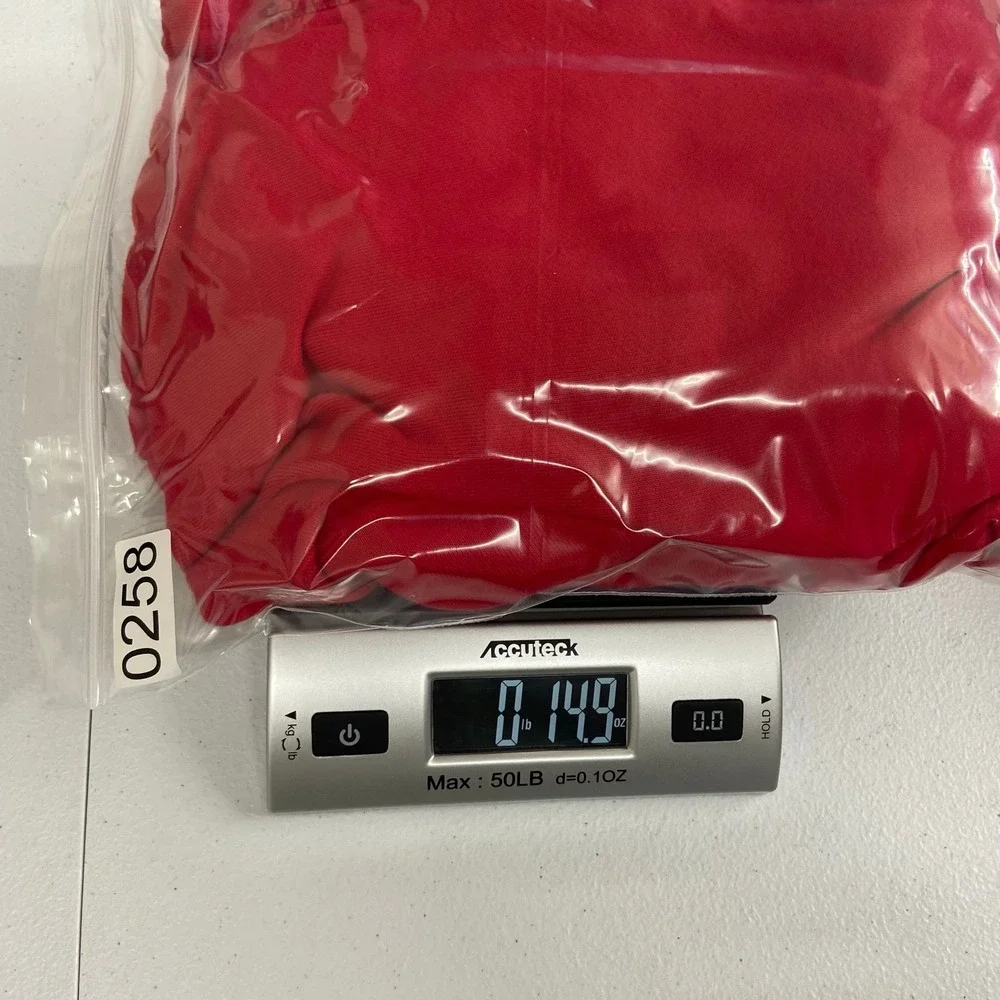 Americloud youth solid‎ red fleece lined hooded full zip casual sweatshirt XL